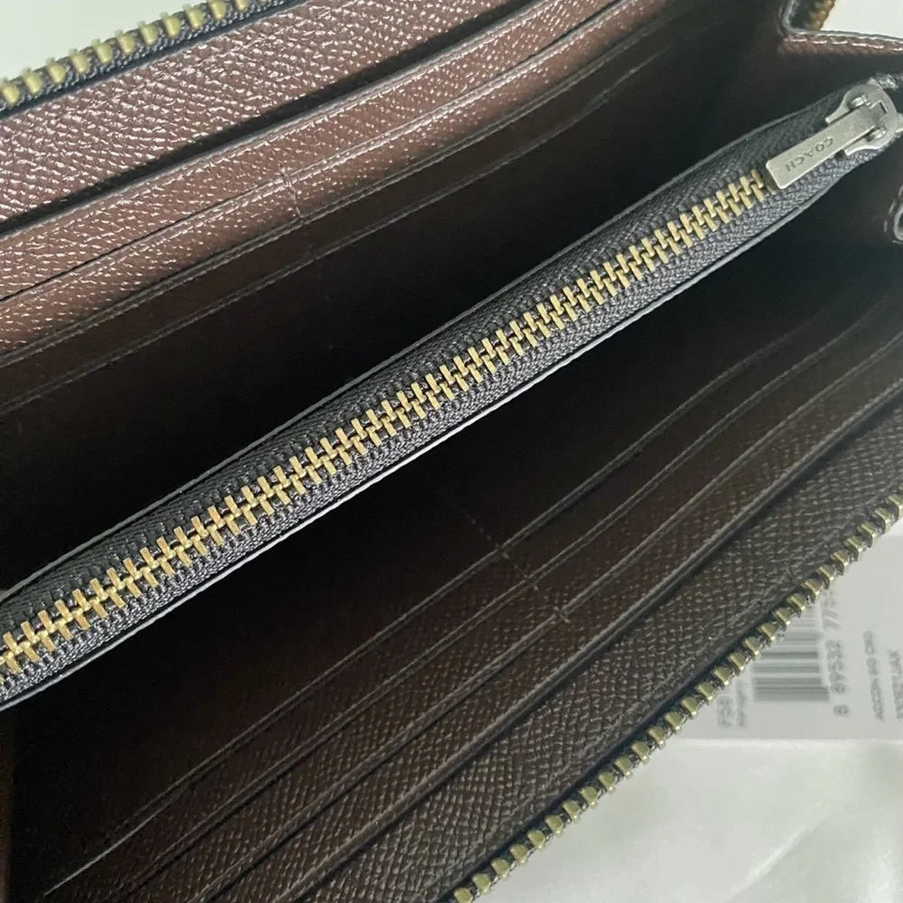 Coach Embossed Leather Wallet